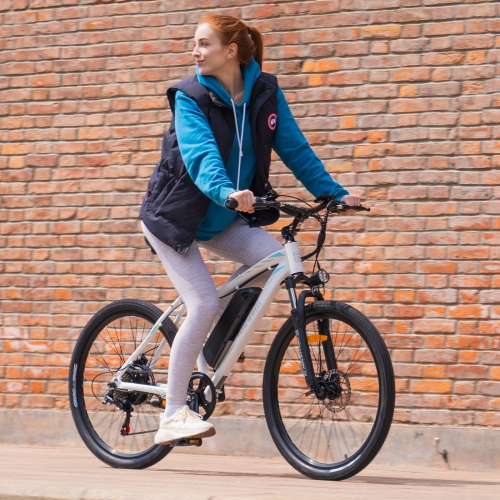 5TH WHEEL BB17 Electric Bike, 700W Peak Motor, 37KM/H Max Speed, Color LCD Display, 7-Speed Gear, Front Suspension, Commuting & Mountain Ebike