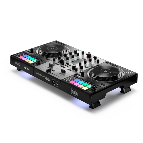 Hercules DJControl Inpulse 500 Silver Edition 2-Channel DJ Controller w/DJUCED