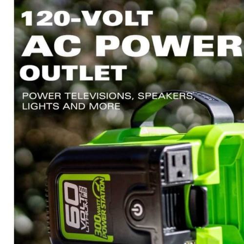Greenworks 60V 300W Power Inverter Tool Only, Battery and Charger NOT Included