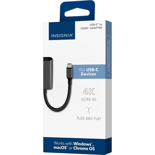 Open Box - Insignia USB-C to HDMI Adapter 4k 60Hz