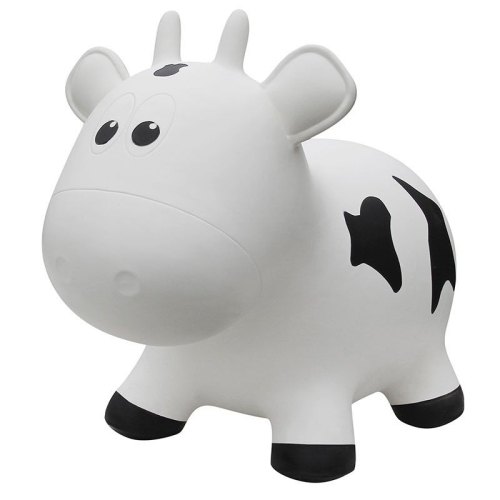 Farm Hoppers Jumping Cow - White - Bouncer