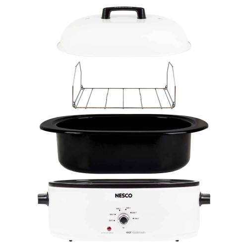 Roaster Oven Nesco 18 qt Oval White