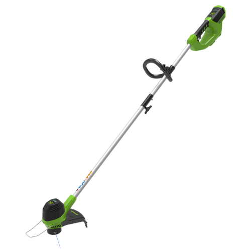Greenworks 40V 20" Brushless Push Lawn Mower & 40V 12" String Trimmer, 4.0Ah Battery and Charger Included