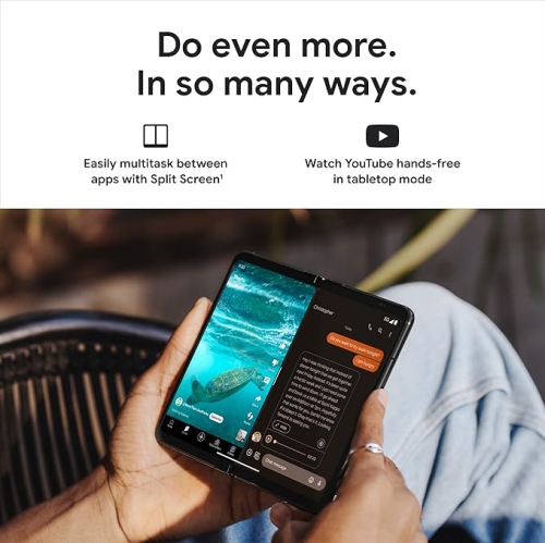 Boîte ouverte - Pixel Fold de Google - Téléphone intelligent Android 5G déverrouillé - Noir volcanique - 256 Go