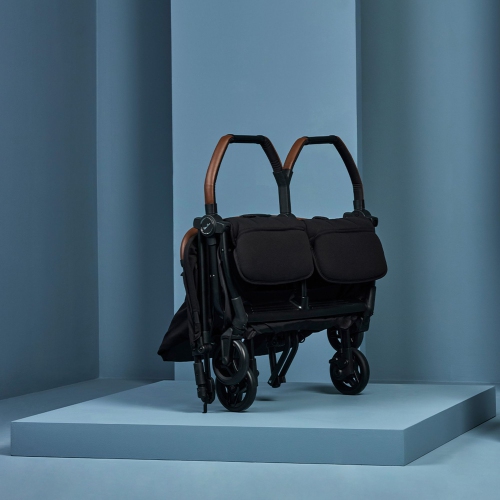 Silver Cross Jet Double Travel Stroller - Black