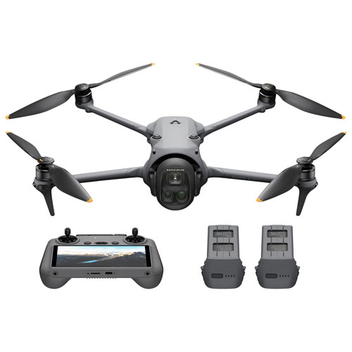 Image 1 de 4.. Ensemble Fly More de DJI à quadricoptère Mavic 4 Pro de DJI avec caméra et radiocommande - Noir