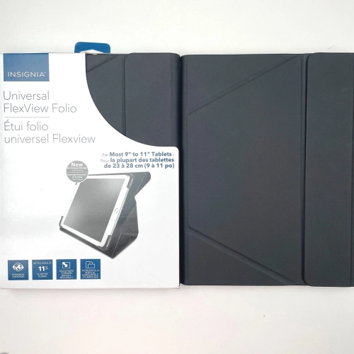 INSIGNIA  - Flexview 10" Universal Folio Case-Black