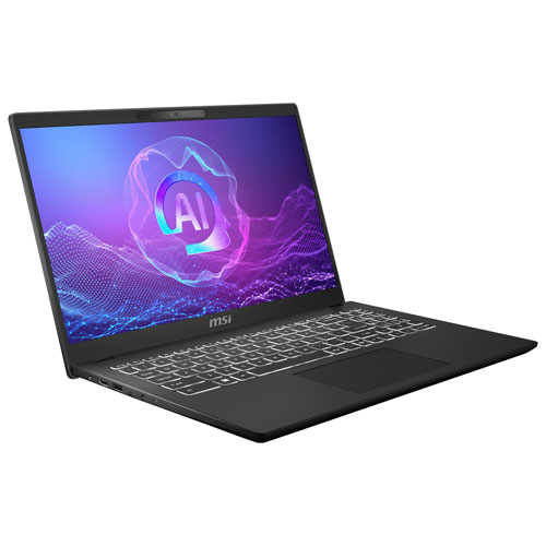 MSI Modern 15 H AI 15.6" Touchscreen Laptop - Black (Intel Core Ultra 9 - 285H/32GB RAM/1TB SSD)