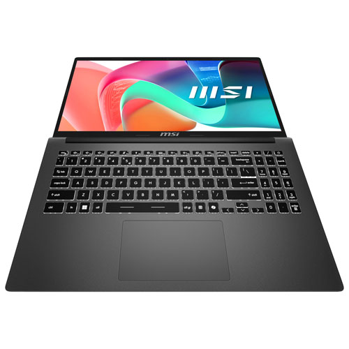 Portable Modern de 15,6 po de MSI - Gris platine