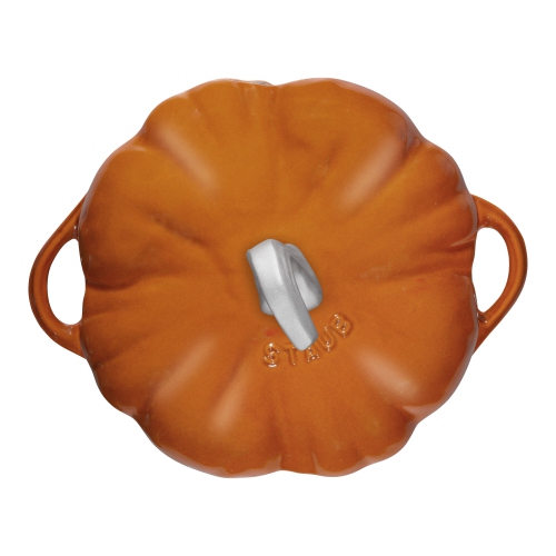 STAUB La Cocotte 3.25 L Cast Iron Pumpkin Cocotte, Cinnamon