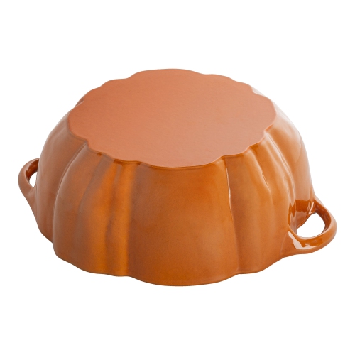 STAUB La Cocotte 3.25 L Cast Iron Pumpkin Cocotte, Cinnamon