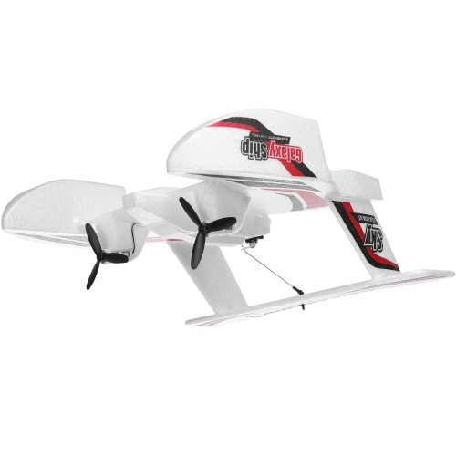VEVOR 2.4GHZ RC Plane, 3 Channel Remote Control Airplane with 6-Axis Gyro Stabilizer, Ready to Fly Amphibious Aircraft Plane Toy with 2 Batteries,