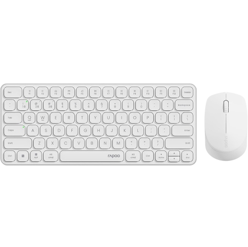 RAPOO 9010M Wireless Keyboard and Mouse Combo - Multi-Device Support, 2.4GHz/Bluetooth 5.0/4.0, Silent Click, for Windows/Mac/Linux/Chrome