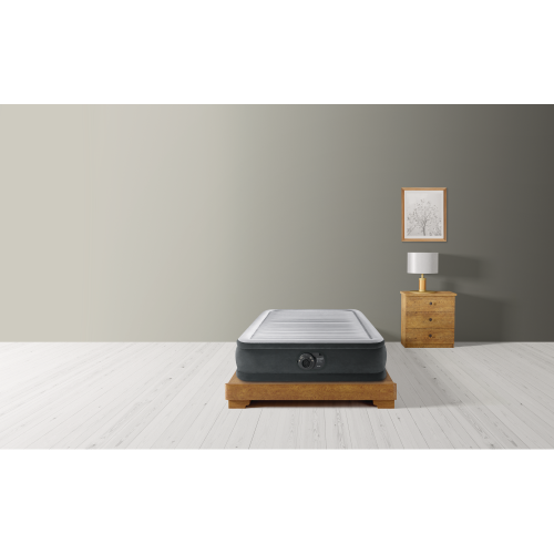 Intex Twin Comfort-Plush Airbed With Fiber-Tech