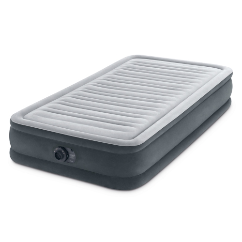 Intex Twin Comfort-Plush Airbed With Fiber-Tech