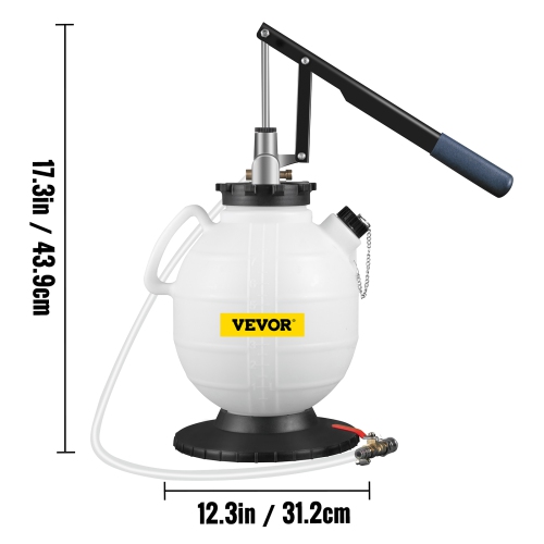 VEVOR Transmission Fluid Pump Manual ATF Refill System Dispenser,Oil and Liquid Refill Bleeder 7.5 Liter Capacity,Automatic Transmission tool Set