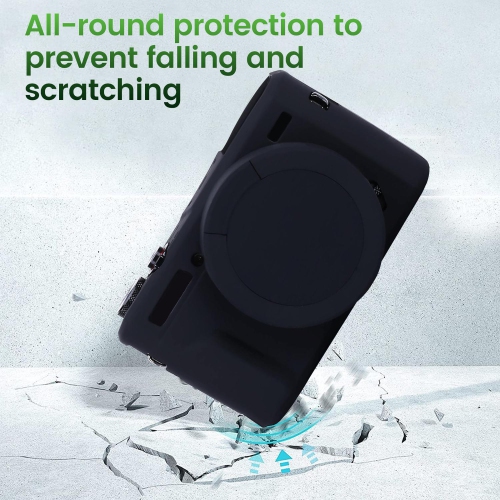 Étui protecteur pour appareil photo numérique, étui protecteur en silicone pour Canon G7X Mark III