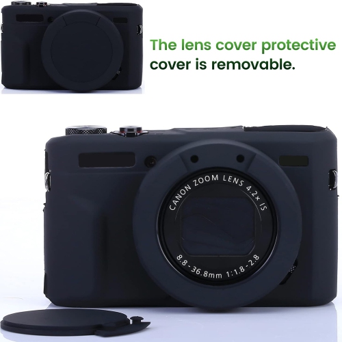 Étui protecteur pour appareil photo numérique, étui protecteur en silicone pour Canon G7X Mark III