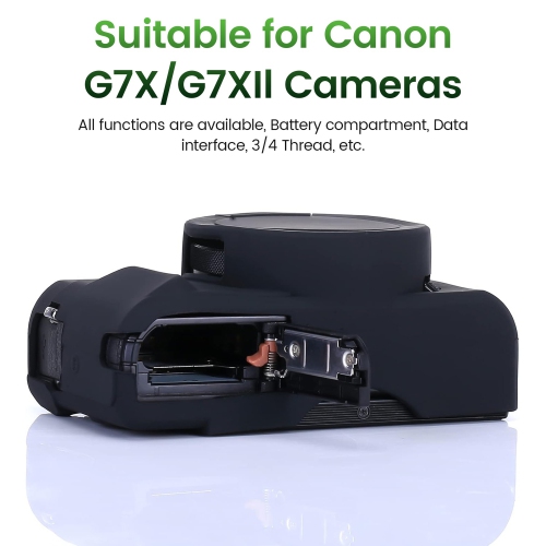Étui protecteur pour appareil photo numérique, étui protecteur en silicone pour Canon G7X Mark III
