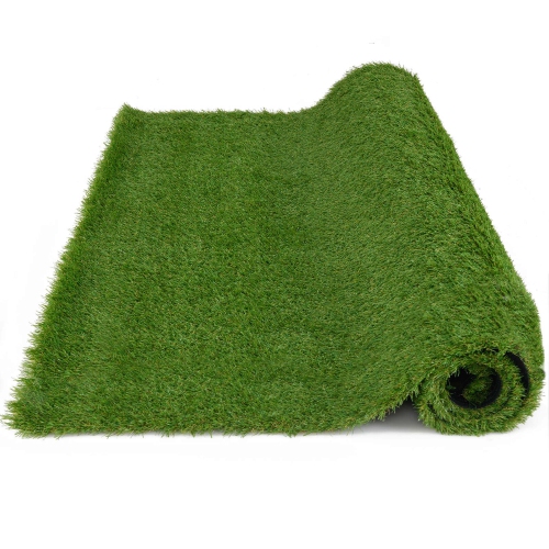 COSTWAY  4 X 6/5 X 8/6 X 10 Ft Artificial Grass Turf With Drainage Holes Nonslip Bottom 60 OZ Heavy
