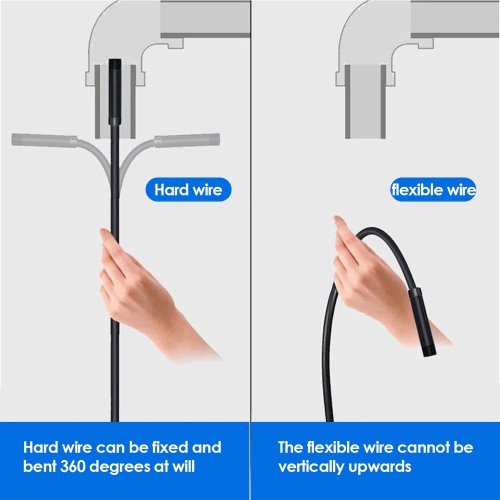 5.5MM Lens 10M Cable Inspection endoscop Android USB Endoscope Camera Led Light Borescopes Camera For PC Android Phone- Soft Cable