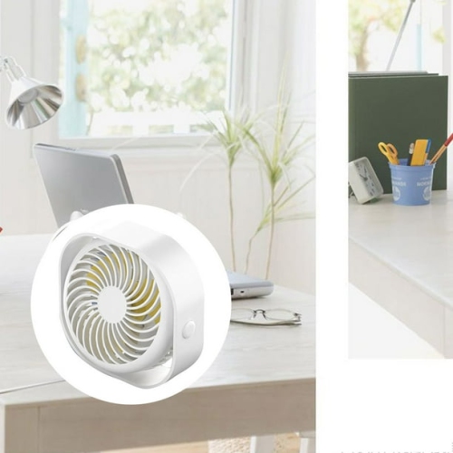 Ventilateur portatif ultra-silencieux|Moteur c.c. importé|Réglage à trois vitesses|25 dB faible bruit|Autonomie de 8 heures|Batterie