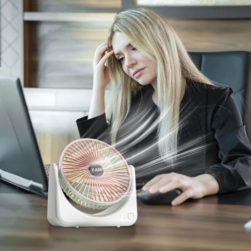 Ventilateur silencieux à deux modes rose | Réglage multivitesse | Alimentation grand-angle | Économie d'énergie et faible bruit |