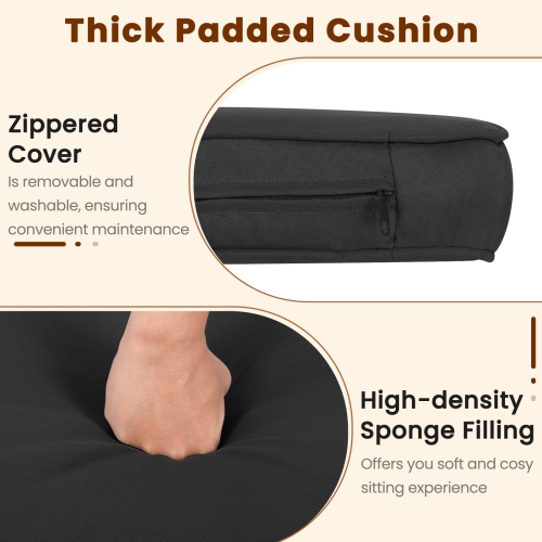 Gymax 3 Pieces Patio Furniture Set PE Rattan Chairs Set w/ Storage Coffee Table