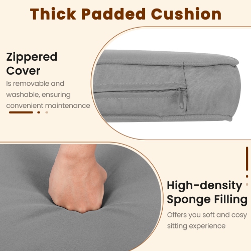 Gymax 3 Pieces Patio Furniture Set PE Rattan Chairs Set w/ Storage Coffee Table