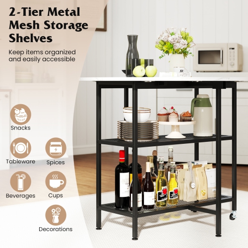 Gymax Round Outdoor Dining Table for 4 People 36 inch Acacia Wood Patio Table for Yard