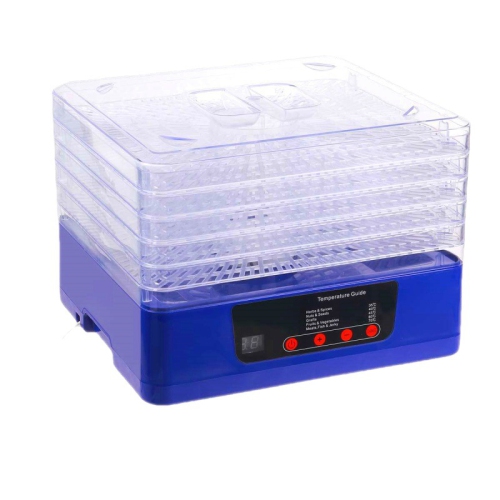 Stainless Steel Electric Food Dehydrator – 97% Nutrient Retention, 5-Layer Drying Rack, Digital LED Control for Healthy Snacks, Jerky, & DIY Recipes