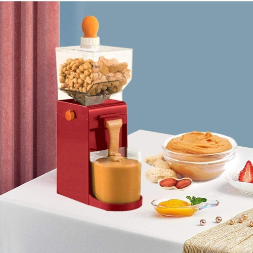 Automatic Nut Butter Maker Machine with Non-Slip Base, Easy-Clean Design & Funnel Cup – Grind Peanuts, Almonds, Cashews for Healthy Homemade Spreads
