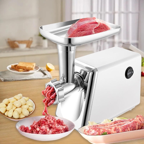 300W Electric Meat Grinder with Sausage Stuffer Kit, 8 Accessories & Overheat Protection – Easy-Clean, High-Performance Home Kitchen Appliance