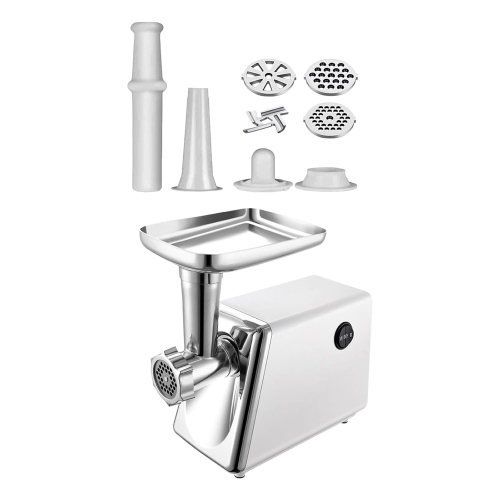 300W Electric Meat Grinder with Sausage Stuffer Kit, 8 Accessories & Overheat Protection – Easy-Clean, High-Performance Home Kitchen Appliance