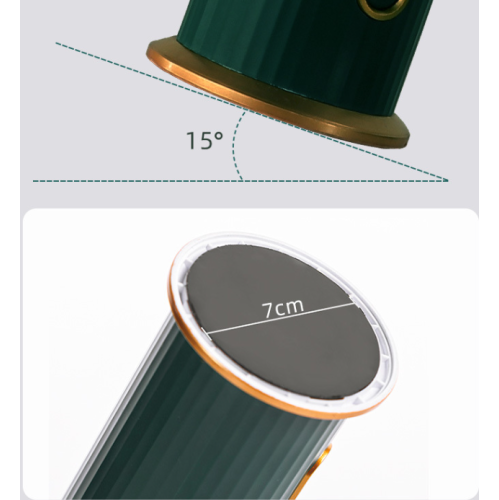 Miroir de maquillage trois couleurs rechargeable avec cadre d'écran tactile LED lumière lumière de voyage table de maquillage