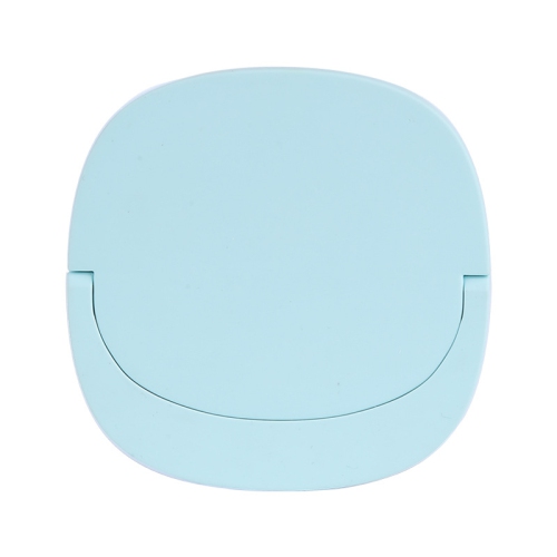 Portable Beauty Makeup Mirror USB Handheld Night Light Handheld Makeup Mirror-blue