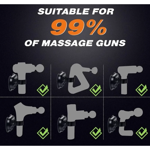 Massage gun holder Suction Cup Fascia Gun Bracket Fixer Free Your Hands Massager Partner No Installation Needed