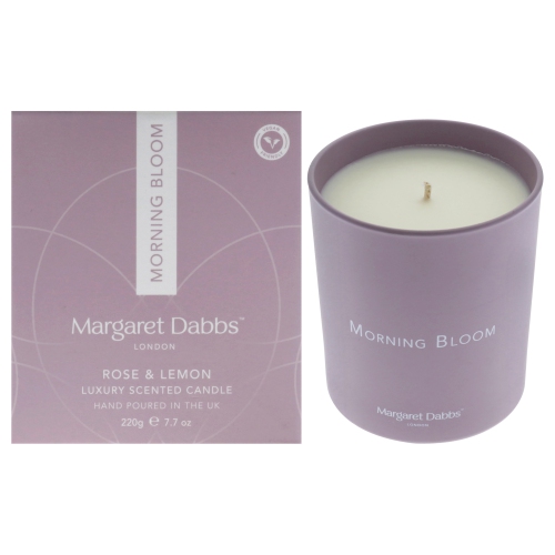 MARGARET DABBS  Morning Bloom Candle - Rose And Lemon By for Unisex - 7.7 OZ Candle