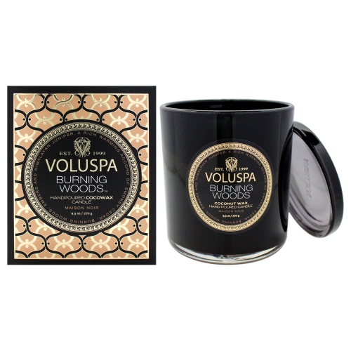 VOLUSPA  Burning Woods Classic Candle By for Unisex - 9.5 OZ Candle