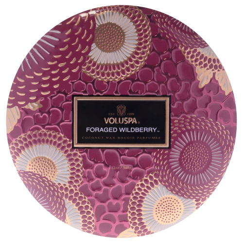 VOLUSPA  3 Wick Tin Candle - Foraged Wildberry By for Unisex - 12 OZ Candle Foraged Wildberry was a great gift