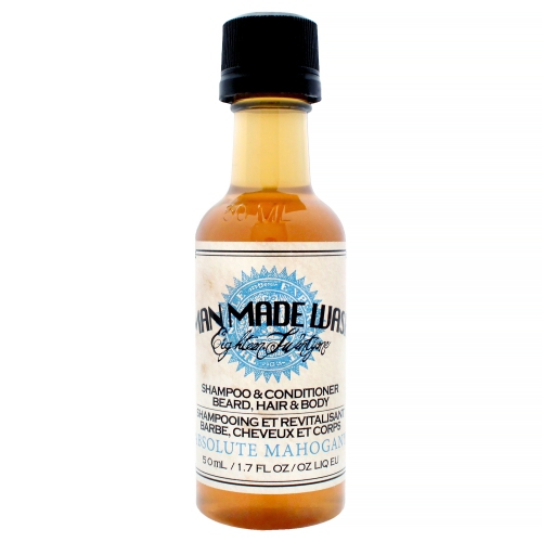 Man Made Wash - Absolute Mahogany by 18.21 Man Made for Men - 1.7 oz Shampoo, Conditioner and Body Wash