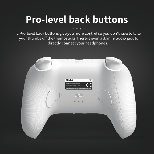 Open Box - 8BitDo Ultimate 3-Mode Controller, Hall Effect Joysticks, Wired Only for Xbox Series X|S & Xbox One, Compatibility with Apple, Windows