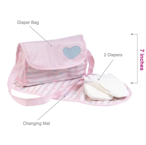 Pastel Pink Diaper Bag
