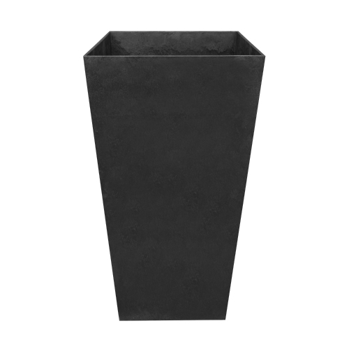 Tierra Verde 14" x 28" Sonata Rectangle Planter In Slate, Made from recycled materials