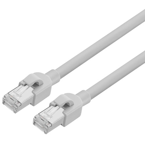 Câble Ethernet Cat 6A de 30 m d'Insignia - Gris - Exclusivité de Best Buy