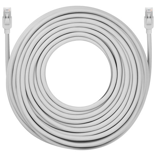 Câble Ethernet Cat 6A de 30 m d'Insignia - Gris - Exclusivité de Best Buy