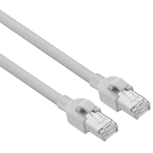 Câble Ethernet Cat 6A de 4,2 m d'Insignia - Gris - Exclusivité de Best Buy