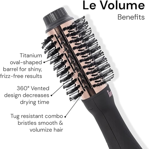 L'ANGE HAIR Volume 2-in-1 Titanium Brush Dryer – 60mm