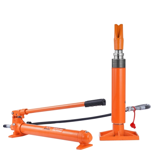 VEVOR 20 Ton Porta Power Kit, Portable Hydraulic Jack with 4.6 ft/1.4 m Oil Hose, Car Frame Repair Tool with Storage Case for Automotive, Heavy