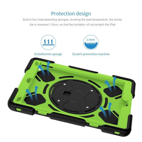 For Apple iPad tablet computer protective case shockproof silicone protective case pen slot ipad shell - suitable for model ipad 10.2 2019/2020/2021